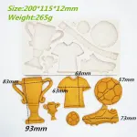 Football Trophy Jersey Theme Silicone Mould for Fondant & Chocolate