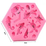Marine Silicone Mould – Conch, Seahorse, Fish, Crab & Tortoise for Fondant & Chocolate