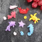 Marine Silicone Mould – Conch, Seahorse, Fish, Crab & Tortoise for Fondant & Chocolate