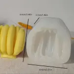 3D Banana Bunch Silicone Mould for Chocolate, Candle, Soap & Resin