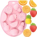 Fruit Silicone Mould – Watermelon, Strawberry & Lemon for Chocolate, Soap & Resin