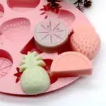 Fruit Silicone Mould – Watermelon, Strawberry & Lemon for Chocolate, Soap & Resin