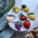 Fruit Silicone Mould – Banana, Apple & Strawberry for Chocolate, Soap & Resin