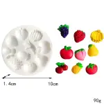 Fruit Silicone Mould – Banana, Apple & Strawberry for Chocolate, Soap & Resin