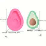 Avocado Silicone Mould Style 2 for Fondant, Chocolate, Candle & Soap