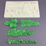 Leaf Succulent Theme Silicone Mould for Fondant & Chocolate