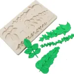 Leaf Succulent Theme Silicone Mould for Fondant & Chocolate