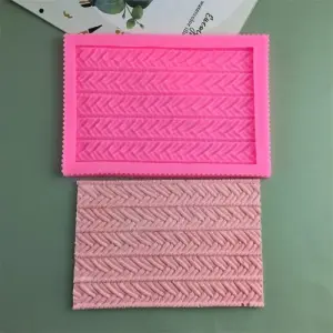 Knitting Texture Silicone Mould for Fondant & Cake Decoration