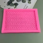 Knitting Texture Silicone Mould for Fondant & Cake Decoration