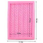 Knitting Texture Silicone Mould for Fondant & Cake Decoration