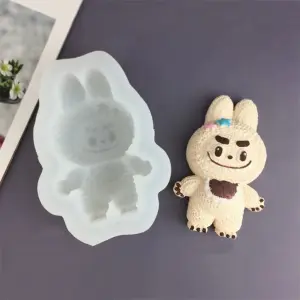 3D Labubu Silicone Mould for Fondant, Chocolate & Resin