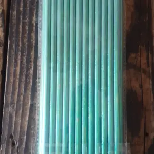 25 Pcs Metallic Blue Paper Straws for Cake Pops, Drinks & Party Decoration
