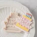 Happy Birthday Cake Theme Silicone Mould for Fondant & Chocolate