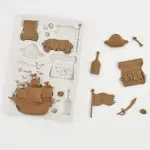 Pirate treasure box ship sea theme silicone mould