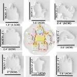 8 Pcs Unicorn Cookie Cutter Set for Cake Decorating
