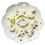 8 Pcs Unicorn Theme Cookie Cutter Set