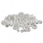 33 Pcs Flower & Leaf Plunger Cutter Set (10 Styles)