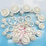 33 Pcs Flower & Leaf Plunger Cutter Set (10 Styles)