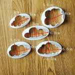 5 Pcs Cloud Plunger Cutter Set for Fondant & Cake Decorating