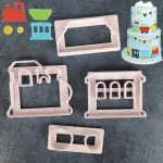 Train Theme Plunger and Cutter Set