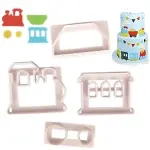 Train Theme Plunger and Cutter Set