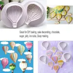4 Pcs Hot Air Balloon Plunger Cutter Set