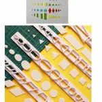 4 Pcs Geometric Fondant Cutter Set