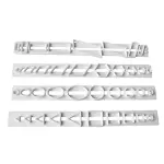 4 Pcs Geometric Fondant Cutter Set