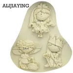 Princess Girl Theme Silicone Fondant Mould