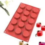 15 Cavity Small Round Cylinder Silicone Mould