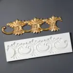 Large Baroque Border Silicone Fondant Mould