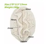 Detailed Dragon Silicone Fondant Mould
