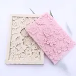 Large Poinsettia Bloom Cluster Silicone Mould