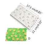 Flower Leaf Cluster Texture Silicone Fondant Mould