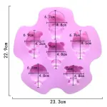 Vedini 6 Cavity Cartoon Series Silicone Mold