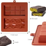 Deep Kunafa Chocolate Silicone Mould (Style 1)