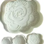 3 Pcs Rose Flower Plunger Cutter Set