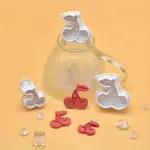 Premium 3 Pcs Strawberry Plunger Cutter Set