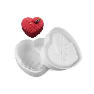 Hand in hand couple engagement silicone Mousse mould entremet mould